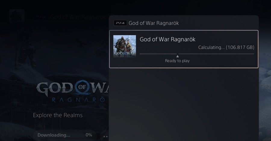 《战神：诸神黄昏》PS预加载现已开启 PS5版容量84GB